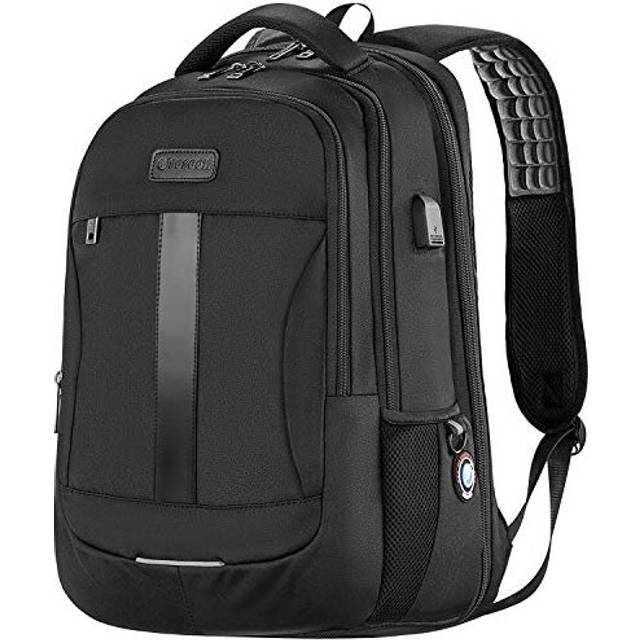 Laptop Backpack, Anti-Theft Business Travel Work Computer Rucksack with USB Charging Port, Large Lightweight College High School Bag for Boy Men Women