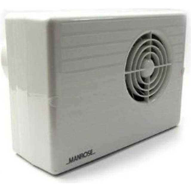 Manrose cf200h centrifugal bathroom extractor fan with humidistat/timer - 4"