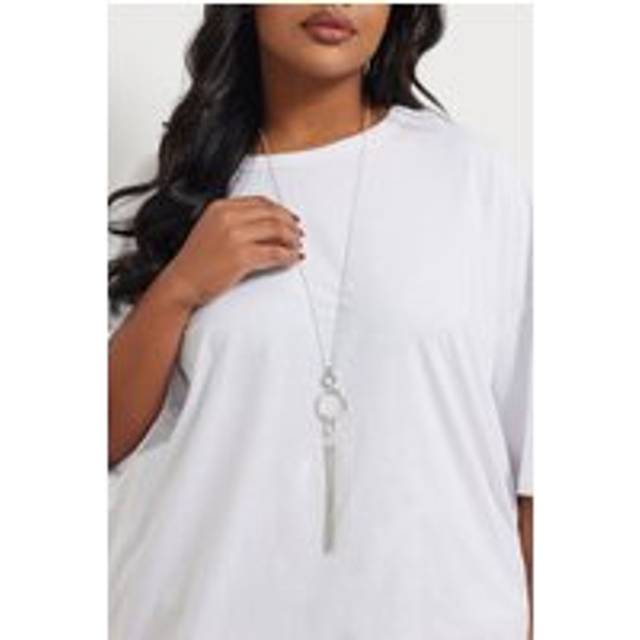 Yours Silver Tone Long Tassel Necklace Size One Size