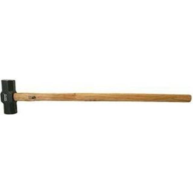 14lb hardwood sledge hammer for building & demolition heat treated surfaces