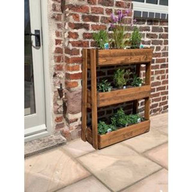 Large Country Kitchen Herb Garden - Brown - One Size