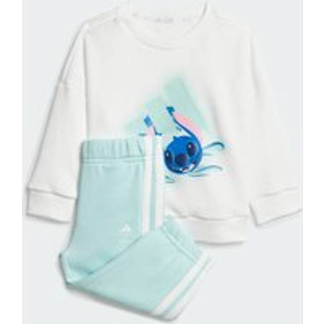 adidas Performance Sweatset - Stitch - I DY LS JOG - White/SEFLA - adidas Performance - 62 - Sweatset