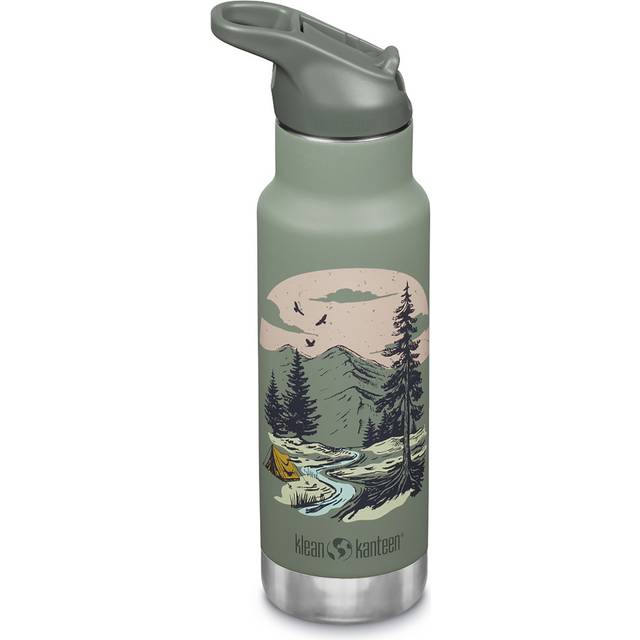 Klean Kanteen - Kid Classic Narrow termosflaska 0,35 L med sportlock Mountain Scape