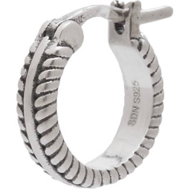 Boucle d'oreille Cable - Argent - Taille Unique