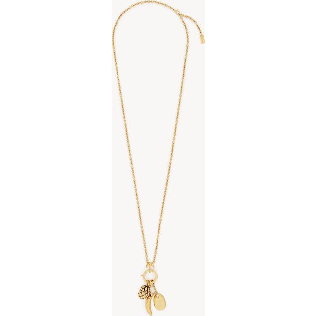 CHLOÉ The Chloé Charms necklace Gold Size OneSize 100% Brass