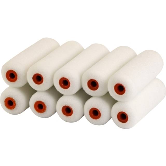 4Trade Rollers 4in Mini Gloss Qty 10 - White