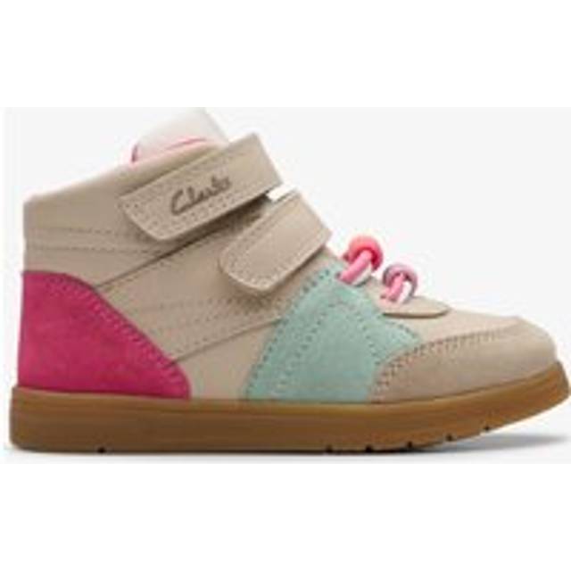 Disco Beam Hi Toddler Wide Fit - Beige - 5 W