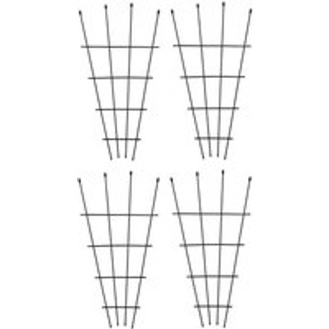 Garden Gear Garden Fan Trellis (1.2M) X 4, Black