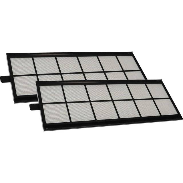 vhbw Air Filter Set compatible with Zehnder ComfoFond-L 350/550 eco Ventilation Devices - G4 2-Part Kit, 50 x 16 x 1 cm Black White