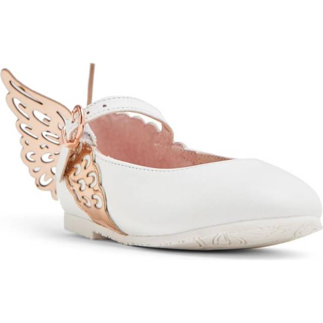 Sophia Webster Mini - Evangeline Mini leather ballerina shoes - kids - Leather/Leather/Rubber - 34 - Neutrals