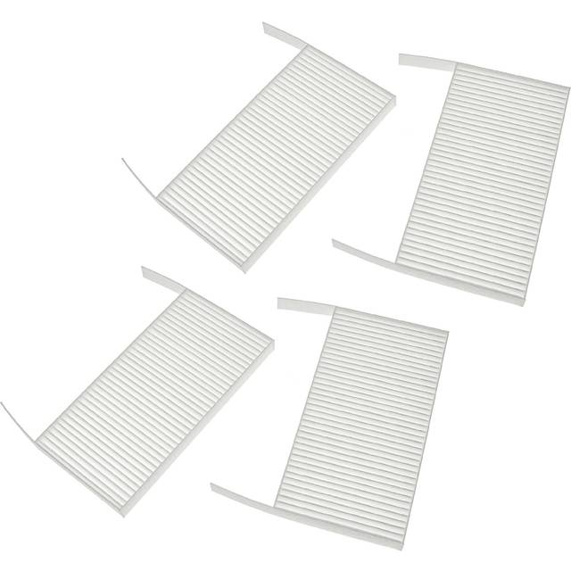Vhbw - Air Filter Set compatible with Wernig ca 70 Ventilation Devices - G4 / F7 4-Part Kit, 19 x 10 x 3 cm White