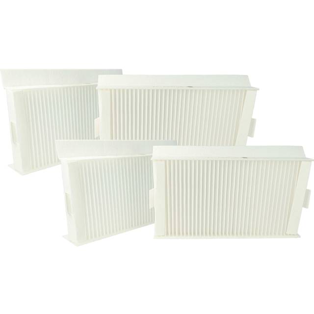 Vhbw - Air Filter Set compatible with Zehnder ComfoAir 180 Enthalpie Ventilation Devices - G4 / F7 4-Part Kit, 24 x 12 x 5 cm White