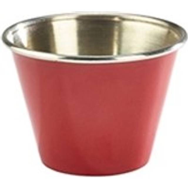 Stainless Steel Red Ramekin 2.5oz (Each)