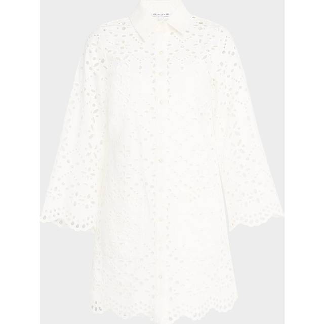 Sumatra Cotton Eyelet Dress in Off-White - 2 US