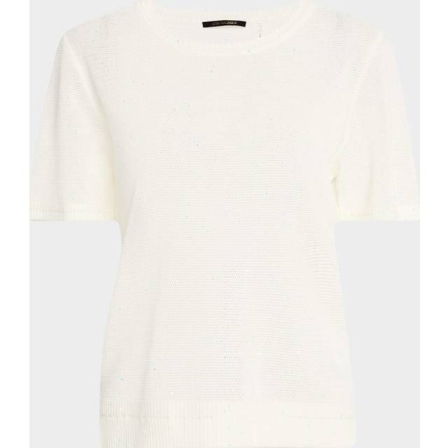 Noa Sequin-Embellished Crewneck Sweater - WHITE - XX-Large