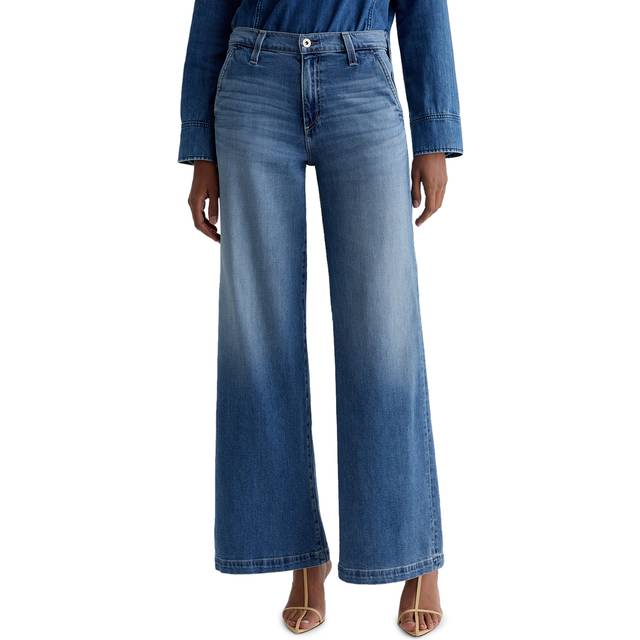 Stella Wide-Leg Palazzo Jeans - NAUTICAL MILE - 26