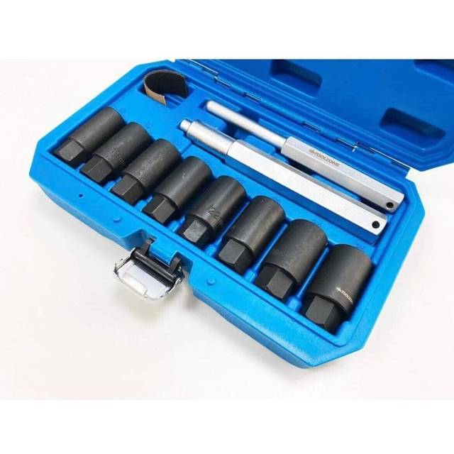 US PRO IMPACT LOCKING WHEEL NUT SOCKET SET B6178