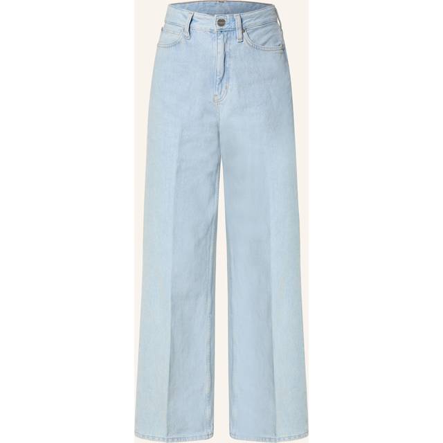 Calvin Klein - Jeans HR Wide Light Ice Blue - Blå