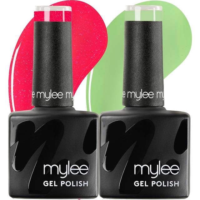 Gel Nail Polish Duo 2x8ml [Tropical Treasures] - Beach Bash Collection - UV/LED Nail Art Manicure Pedicure for Professional, Salon & Home Use