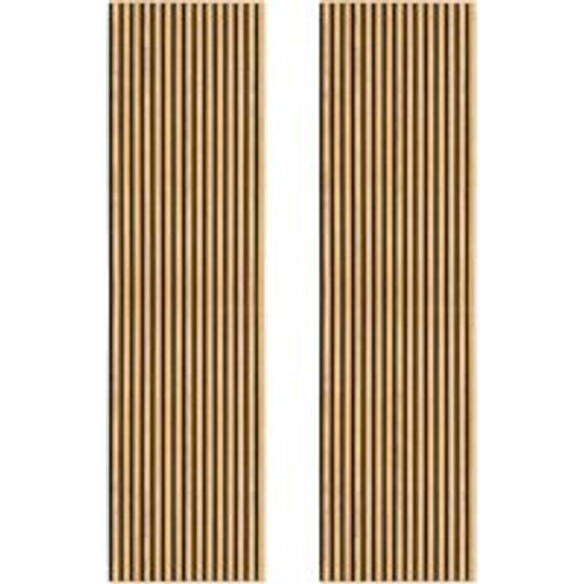 Acoustic Slat Wall Panels X 2 - Oak