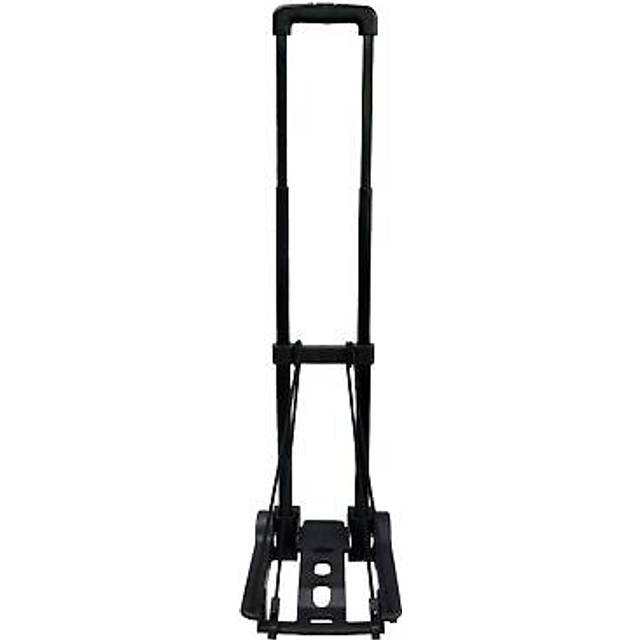 - Folding Hand Truck on Wheels for Moving Heavy Loads, Includes Cords to Secure Items, Durable, Lightweight, Collapsible for Easy Transport in Car