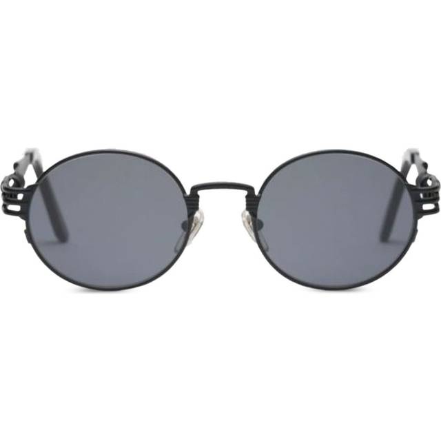 Jean Paul Gaultier - round sunglasses - unisex - Metal - 50 - Black