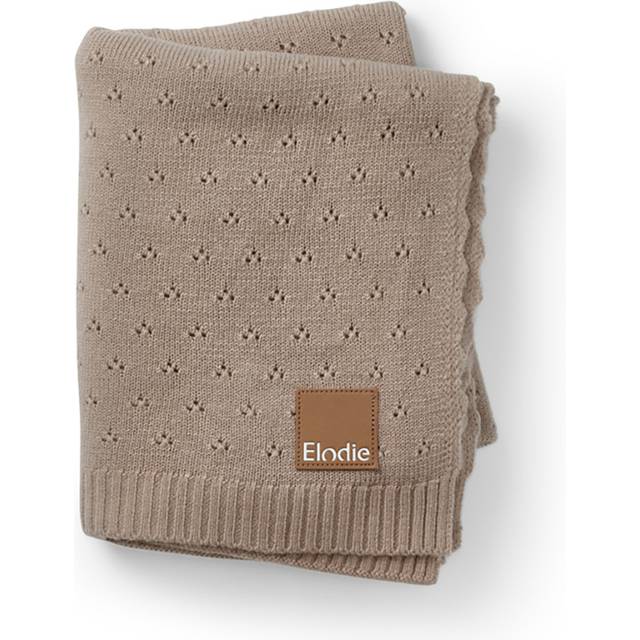 Elodie Pointelle Blanket Tender Taupe