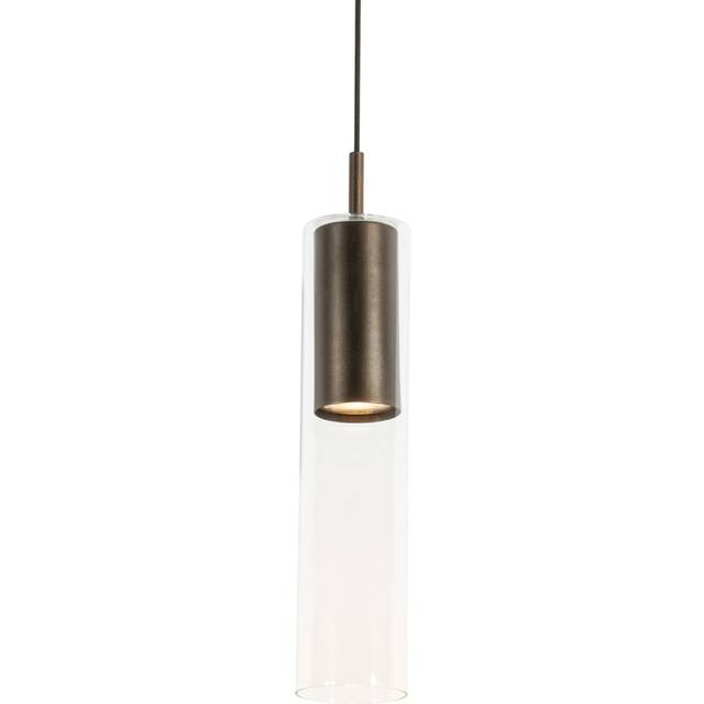 Modern Pendant Lamp Dark Bronze for Track System 1-Phase - Iconic Lloyd