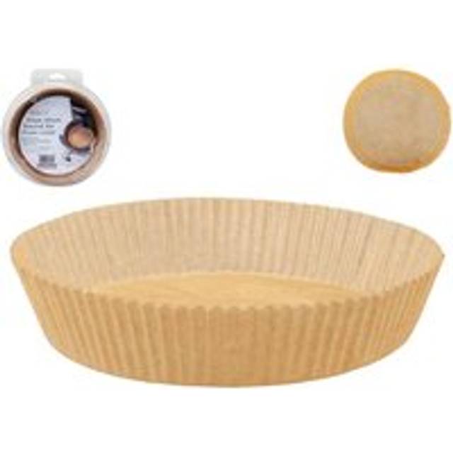 40 Disposable Air Fryer Liners Round Greaseproof Parchment Sheets 20cm