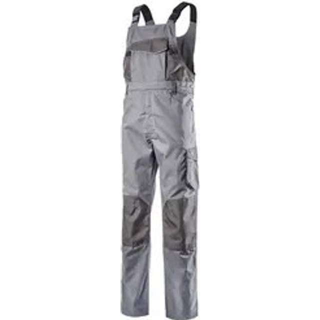 Diadora Utility Poly Bib, workwear dungarees , color: Grey/Dark Grey , size: S