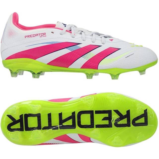 adidas Predator Elite Fg Celestial Victory - Vit/lucid Pink/lucid Lemon Barn - Gräs (Fg) - ['Vit'] (33½)