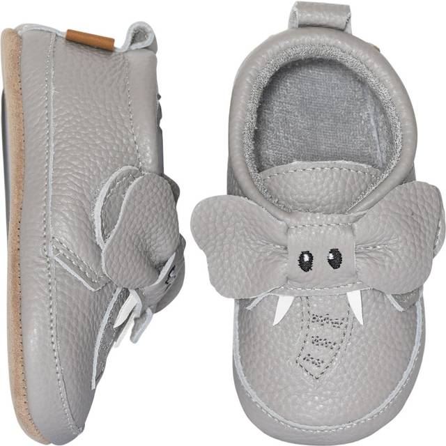 Melton Elephant Leather Slippers Stl. 20/21 - Tofflor Från Magasin - Opal Gray (20/21)