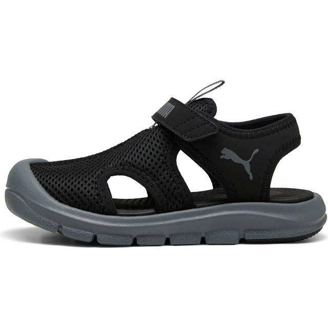 Puma Fun Racer Mesh Sandals Kids, Black, Size 32, Shoes