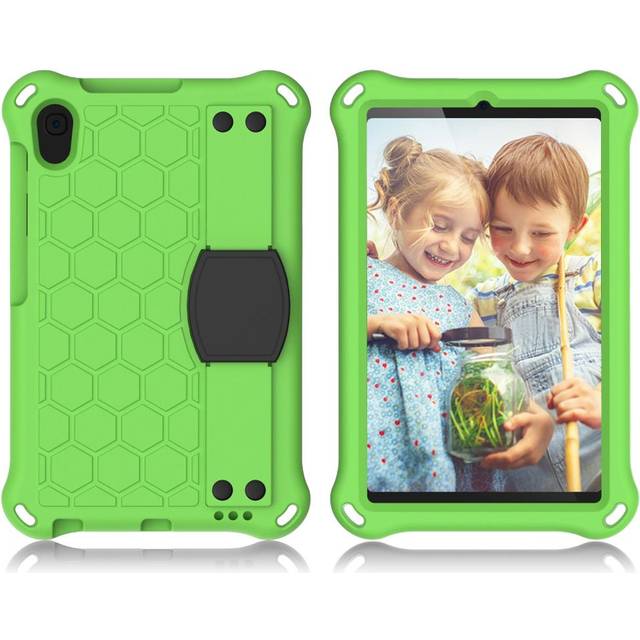 Huawei MediaPad M5 Lite 8 fodral i honeycomb-stil - Grön / Svart