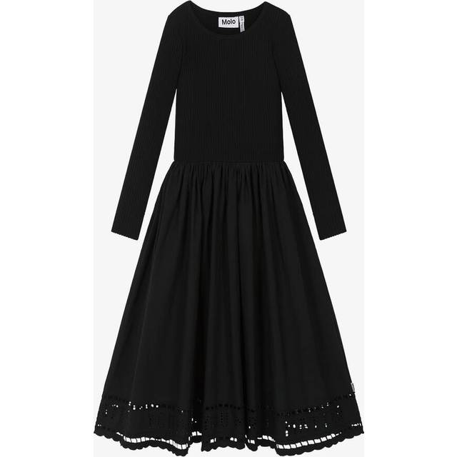 Molo Cibelle Long-Sleeved Dress Black | Svart | 98/104 cm