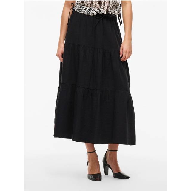 Vila - Kjol viLania RW Ankle Skirt - Svart