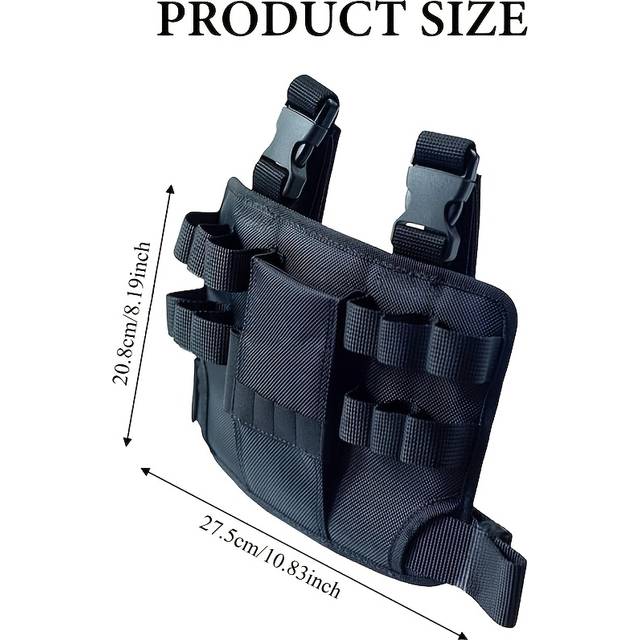 TEMU Fabric Work Belt Tool Bag Belt For Leg Tool Organizer Pouch Tactical Waist Bag Waist Tools Holder Worker Carpenter