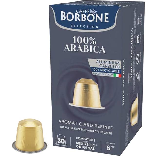 100% Arabica - Caffè Borbone - 30 kapslar till Nespresso®