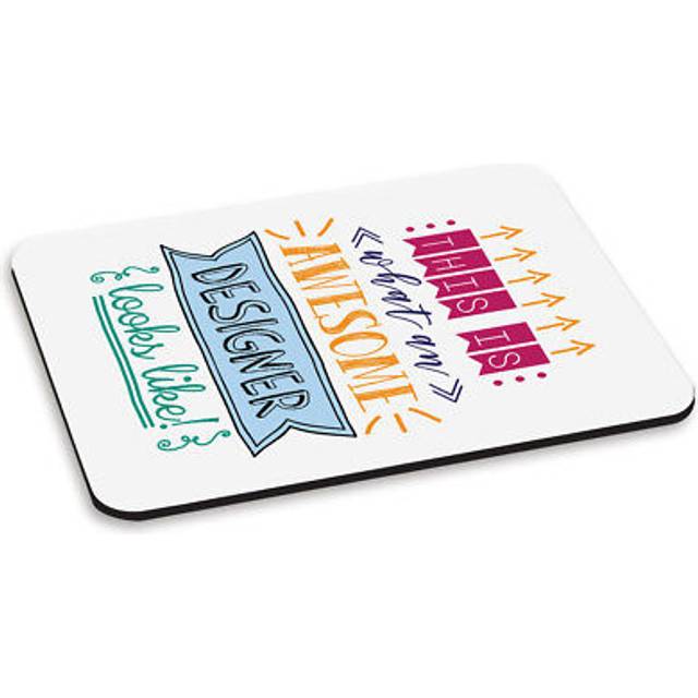 This is what an awesome designer looks like pc computer mouse mat pad - funny