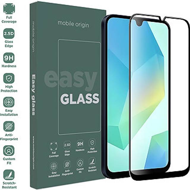 Samsung Galaxy A16 Mobile Origin EasyGlass Skärmskyddsglas - Genomskinlig