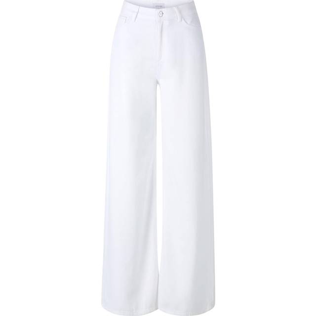 White Lyocell Denim Jeans