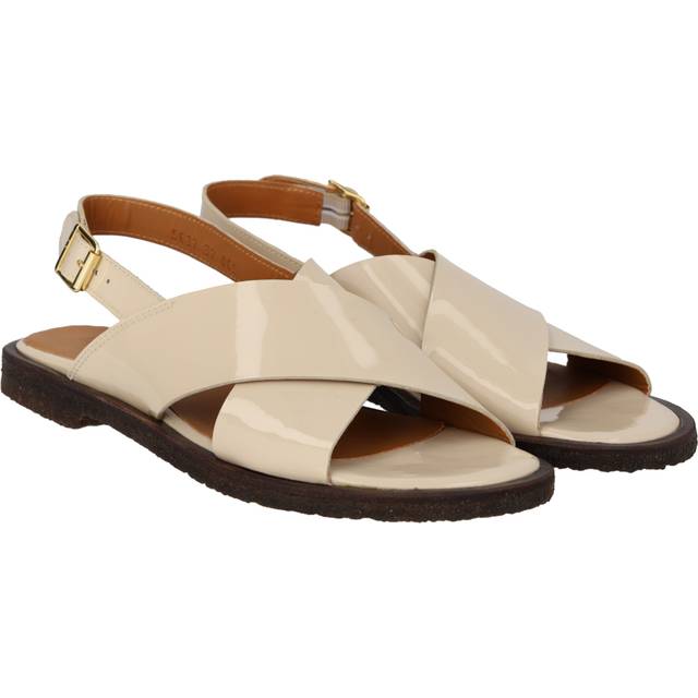 ANGULUS Klassisk Krydssandal Dam Stl. 38 - Platta Sandaler Från Magasin - 2807 Beige (38)