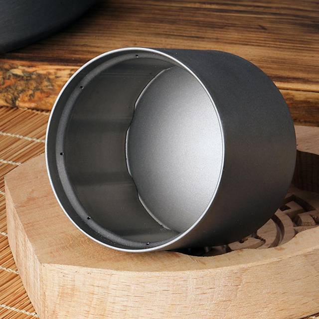 Lixada Mini Alcohol Stove Lightweight Titanium Liquid Spirit Alcohol Stove Furnace with Cross Stand Alcohol Stove with Stand