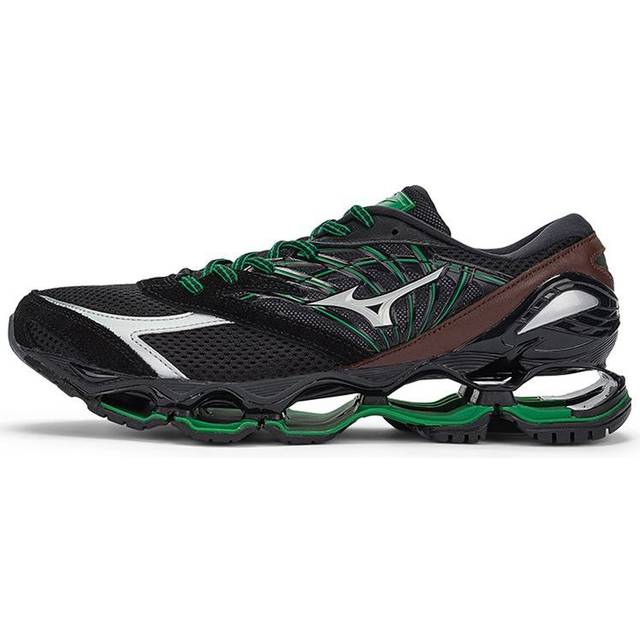 Mizuno x Randomevent Wave Prophecy LS 'Black' D1GG230101 - Black/Green - 10.5