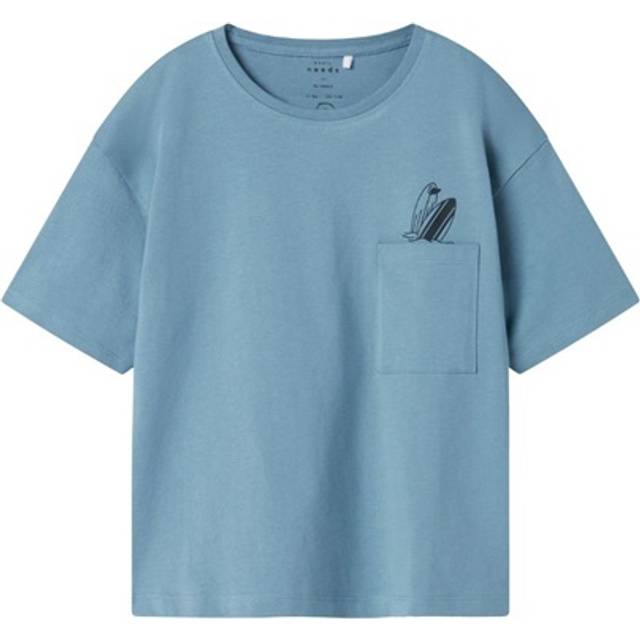 Name It T-shirt - NkmVilian - Spring Sjö/surfbräda - Name It - 9-10 år (134-140) - T-shirt