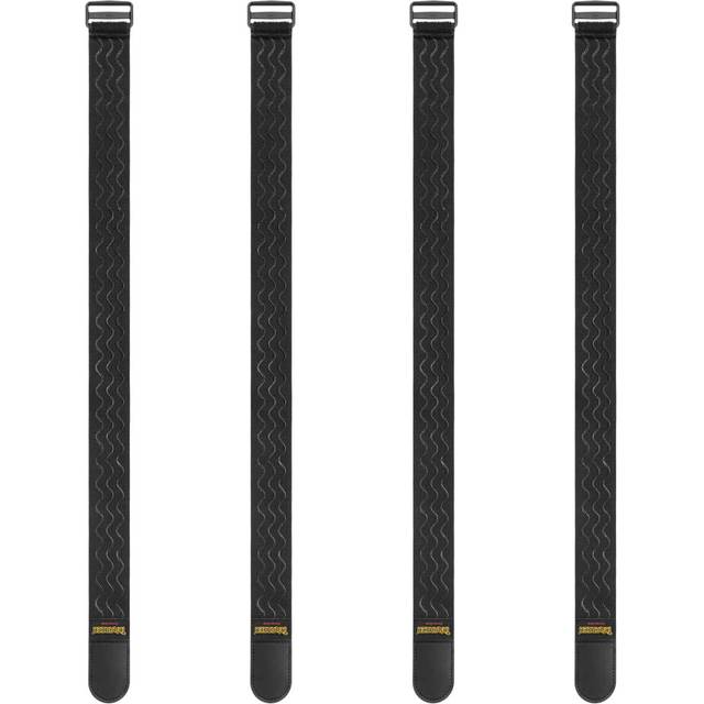 Trilancer Elastic Cinch Straps with Anti-Slip Strips  32 x 2 (4 Pack) Multipurpose Hook and Loop Bundling Straps for Hose  Cords  Bike  Luggage  C