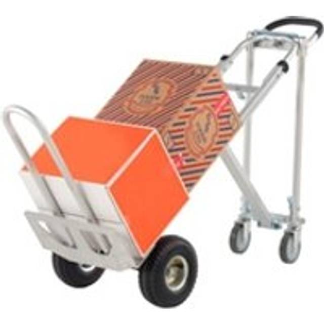 Three Way Truck; Fixed/Swivel Wheels; Aluminium; 350kg; Silver