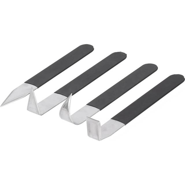 4Pcs Pottery Sculpture Tools Trimming Knife Hand Made Clay Art Craft Modelling Carving