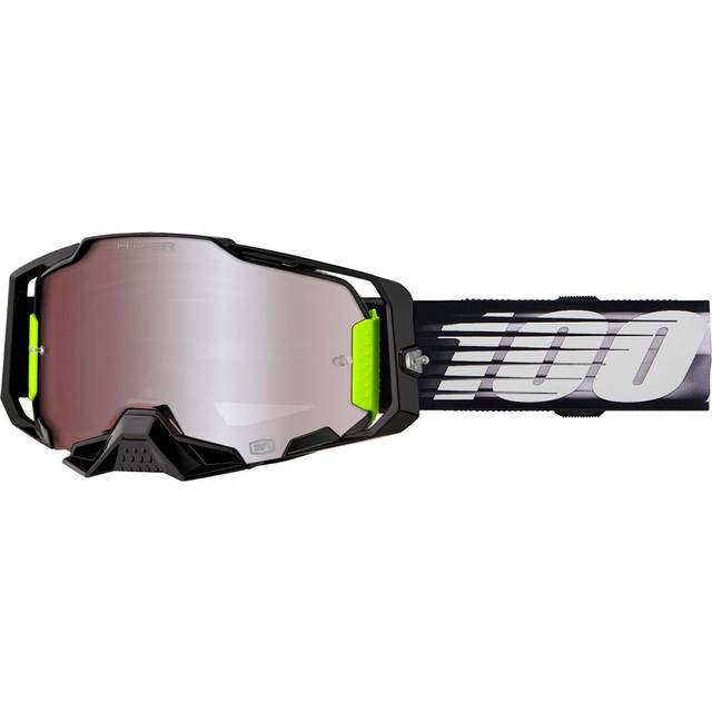 100% Armega Hiper Crossglasögon Lightspeed-Spegel Silver Lins