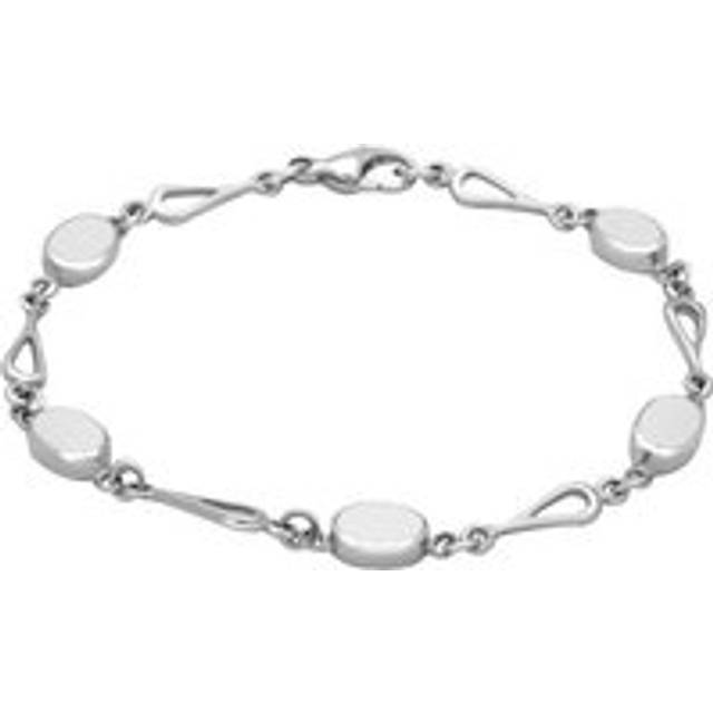 Sterling Silver Bauxite Spoon Link Bracelet